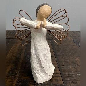 RARE & RETIRED - Willow Tree® Angel of Happiness Figurine (2000)